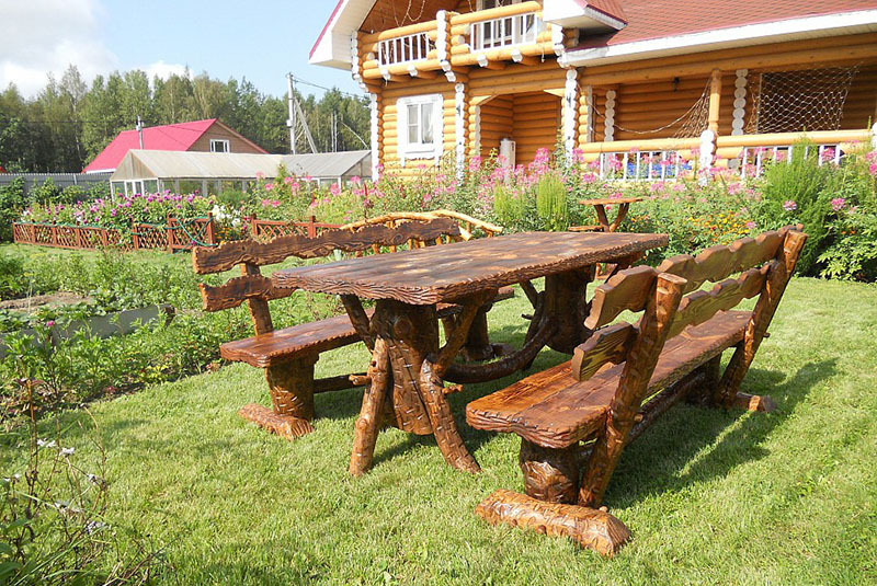 деревянная дачная мебель
