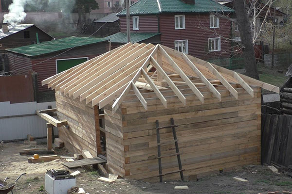 строительство крыши гаража