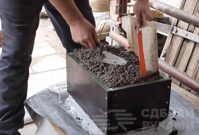 Как сделать мытый камень из бетона