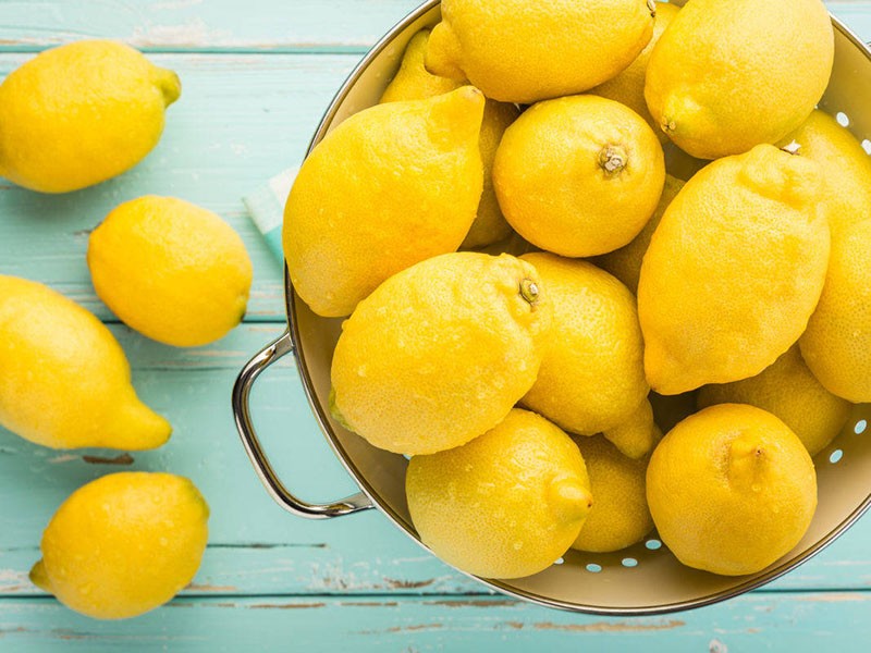 подготовка лимонов к засушке